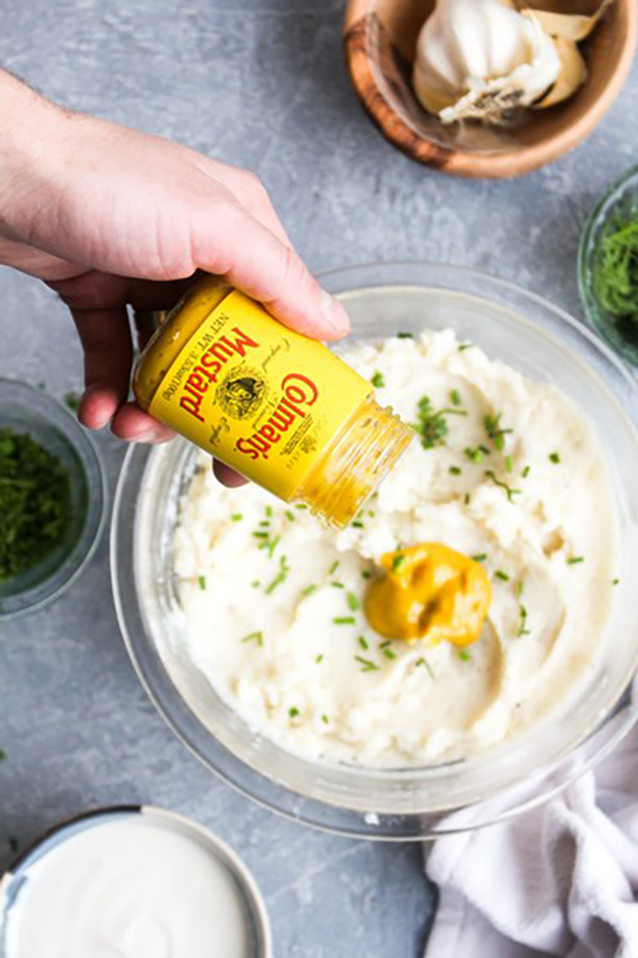 Creamy Mustard Twice Baked Potatoes