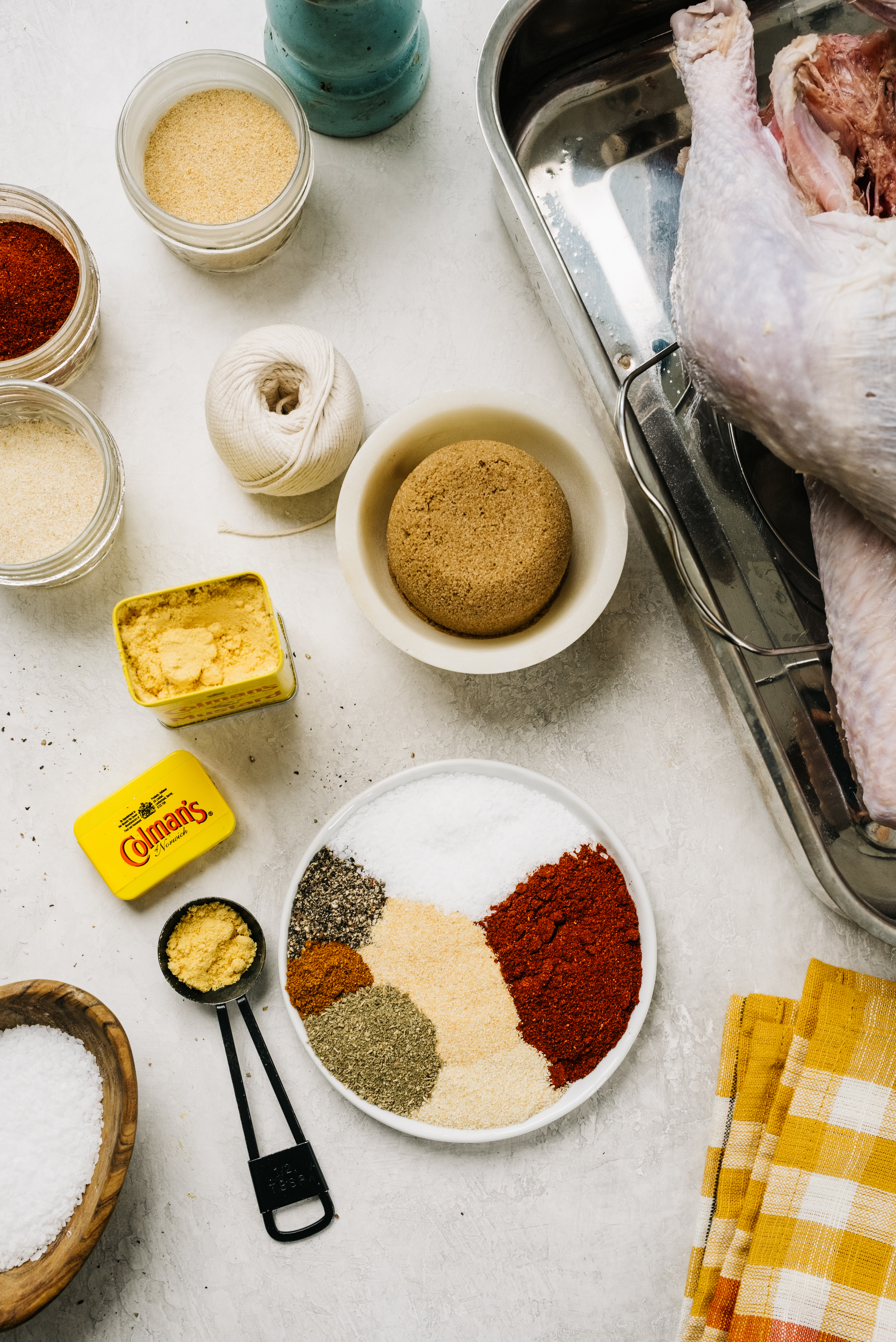 Oven Roasted Turkey with Spicy Rub plate detail