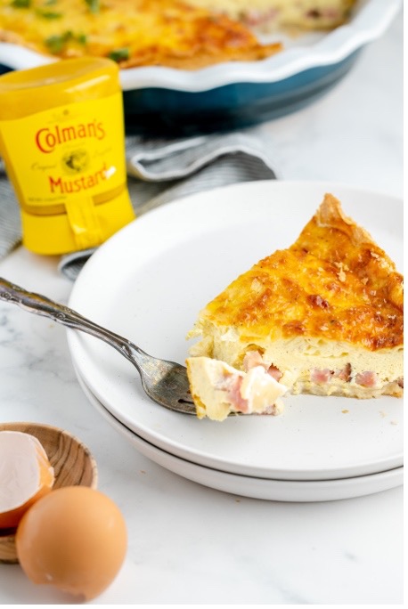 Ham and Cheese Quiche 