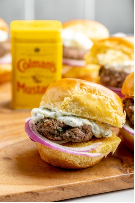 Mediterranean Inspired Lamb Sliders