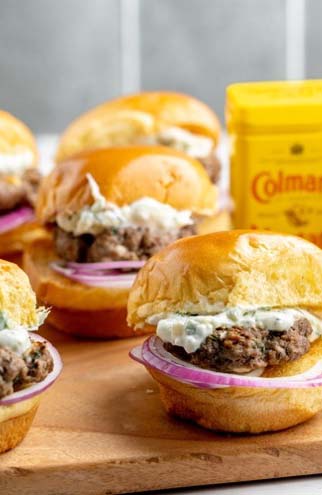 Mediterranean Inspired Lamb Sliders