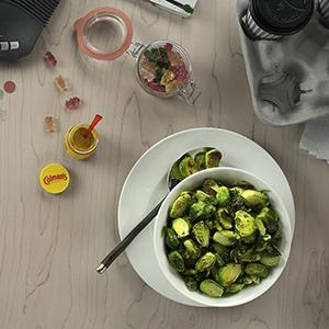 Honey Mustard Brussels Sprouts