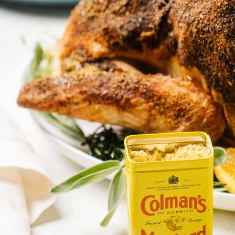 Oven Roasted Turkey with Spicy Rub plate detail