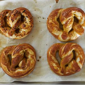 soft beer pretzel