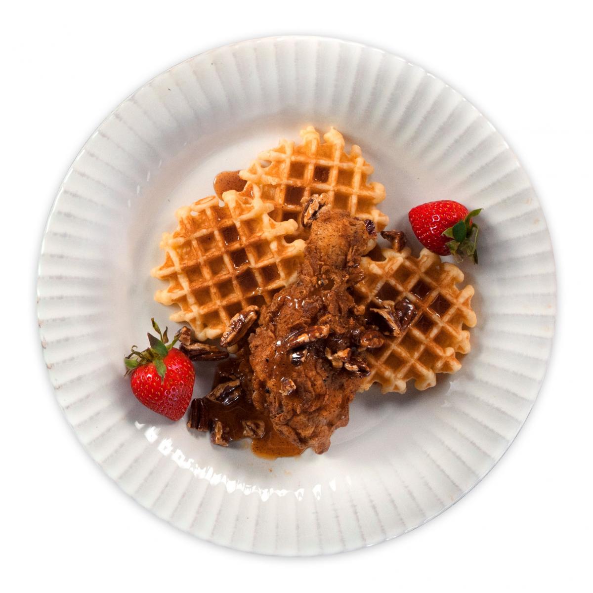 Chicken & Waffles Plate