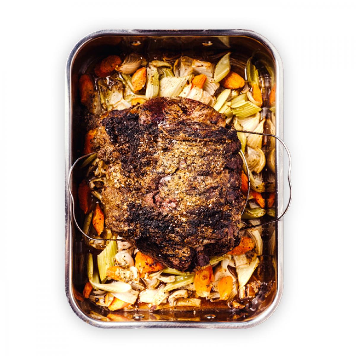 Prime Rib Roast with Spiced Crust plate image