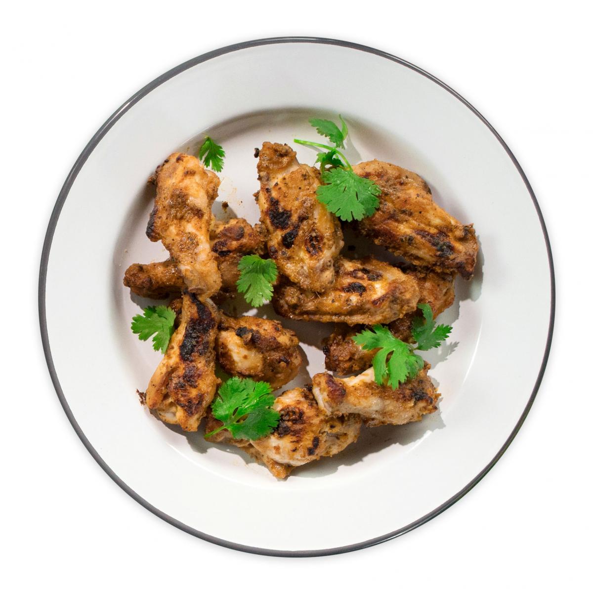 Pineapple Hot Wings Plate