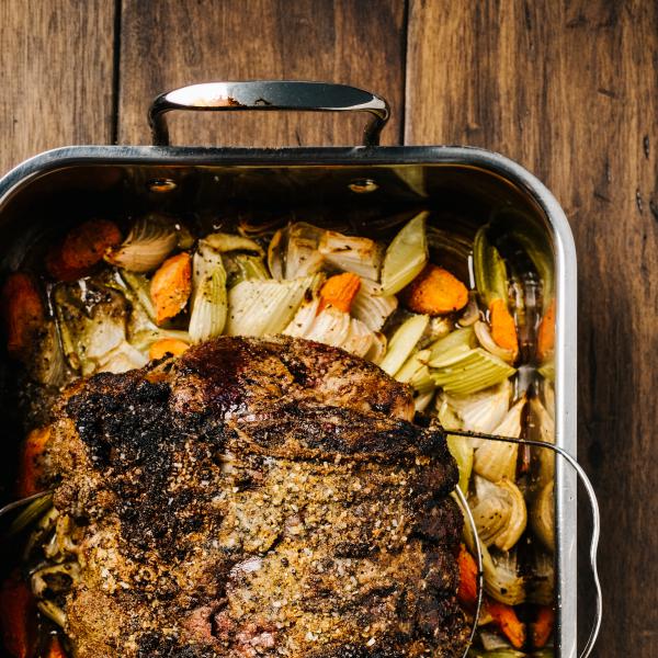Prime Rib Roast with Spiced Crust plate image